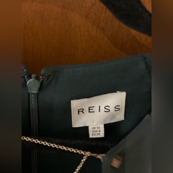 Reiss Green Shift Dress Size US 6 - Picture 3 of 6